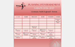 Nouvelle saison, Nouveau Planning !